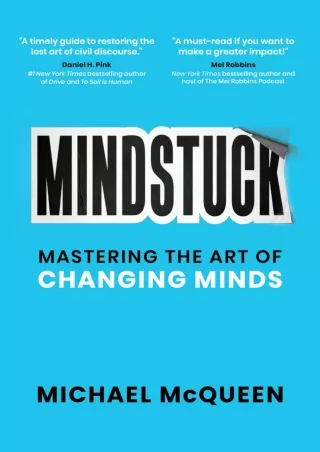 get [PDF] Download Mindstuck: Mastering the Art of Changing Minds