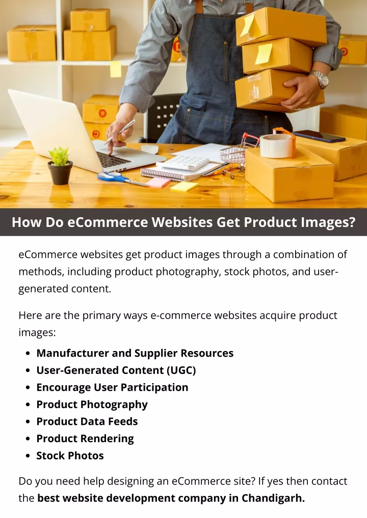 how do ecommerce websites get product images