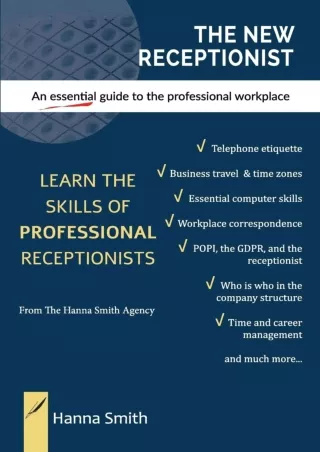 DOWNLOAD/PDF The New Receptionist: An essential guide to the professional workplace