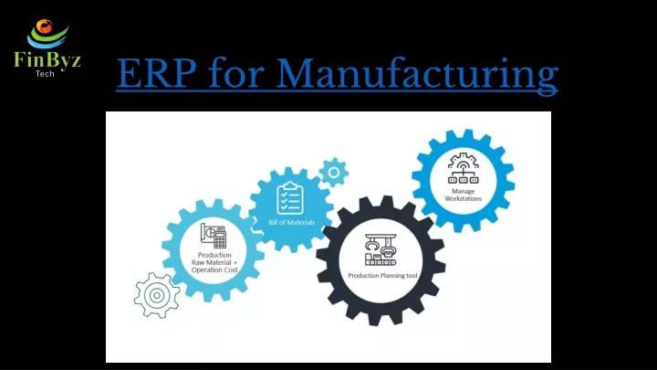 erp for manufacturing