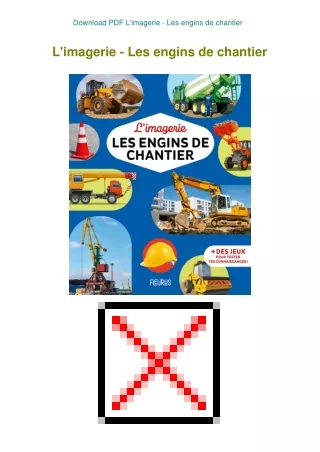 Download PDF L'imagerie - Les engins de chantier