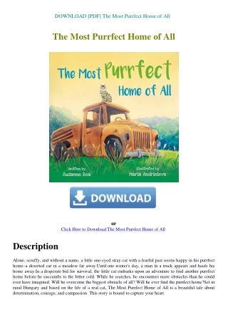 DOWNLOAD [PDF] The Most Purrfect Home of All