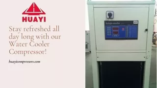 Water Cooler Compressor - Huayicompressors