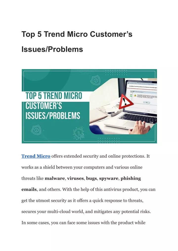 top 5 trend micro customer s