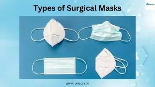 types of surgical masks