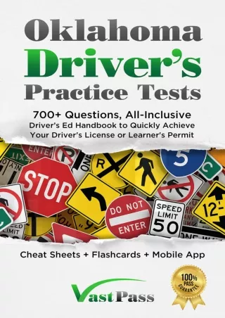 READ [PDF] Oklahoma Driver's Practice Tests: 700  Questions, All-Inclusive Driver's Ed