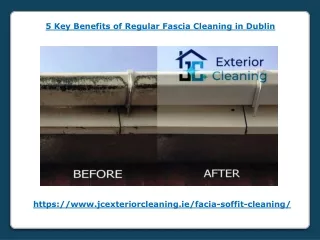 5 Key Benefits of Regular Fascia Cleaning in Dublin