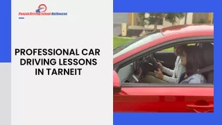 Professional Car Driving Lessons In Tarneit