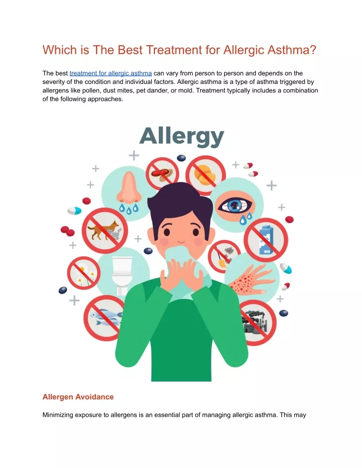 which is the best treatment for allergic asthma