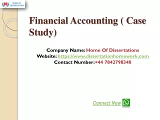 Financial Accounting ( Case Study)