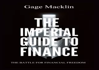 FULL DOWNLOAD (PDF) THE IMPERIAL GUIDE TO FINANCE