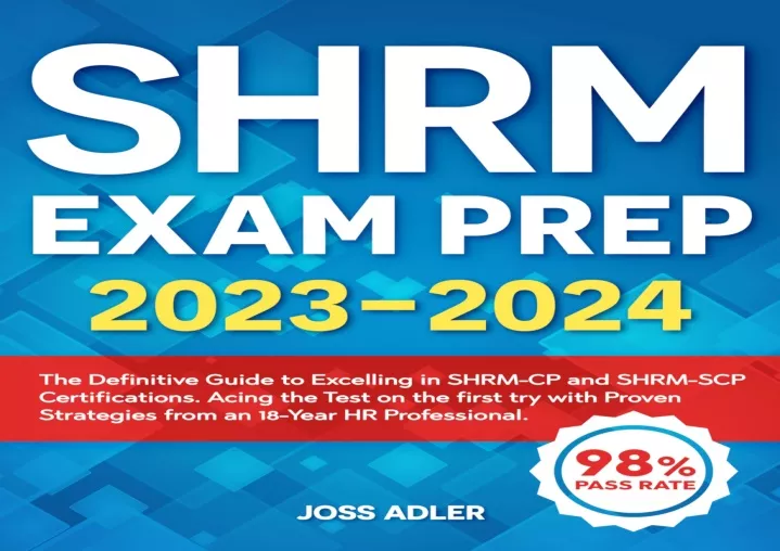 PPT READ EBOOK (PDF) SHRM Exam Prep 20232024 The Definitive Guide