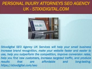 Personal Injury Attorneys SEO Agency UK - stixxdigital.com