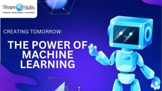 Create the tomorrow: Machine Learning Training