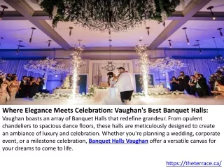 Banquet Hall Vaughan Woodbridge Venues Wedding