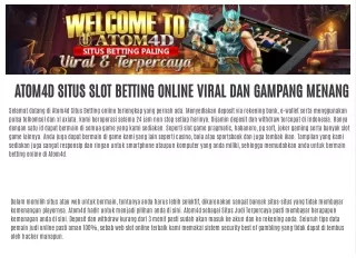 atom4d situs slot betting online viral