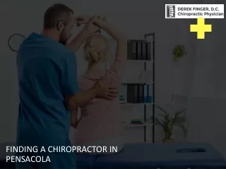 Derek Finger, DC-Personal injury chiropractors near me in Pensacola