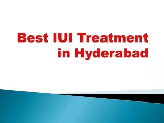 Best IUI Treatment in Hyderabad