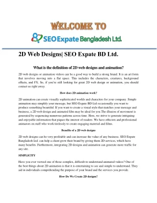 2D Web Designs