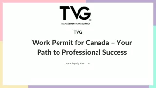 Work Permit for Canada – Your Path to Professional Success