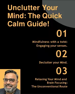 Techniques for Declutter your Mind And Brain Focusing - Ankoor Naik