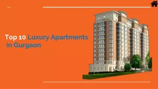 Top 10 Best Luxury Apartments, Flats and Villas in Gurgaon