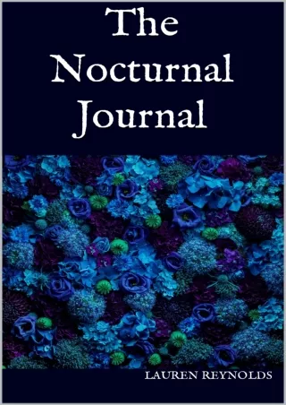 Download Book [PDF] The Nocturnal Journal (Honey Bee Series)