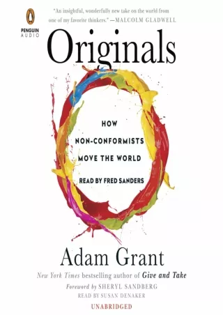 PDF/READ Originals: How Non-Conformists Move the World