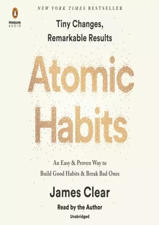 $PDF$/READ/DOWNLOAD Atomic Habits: An Easy & Proven Way to Build Good Habits & Break Bad Ones