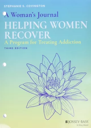 PDF_ A Woman's Journal: Helping Women Recover