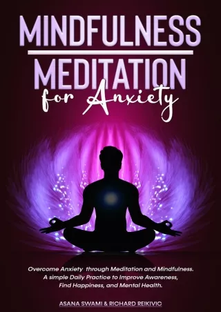 get [PDF] Download Mindfulness | Meditation for Anxiety: Overcome Anxiety through Meditation and