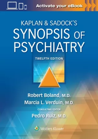 Read ebook [PDF] Kaplan & Sadock’s Synopsis of Psychiatry