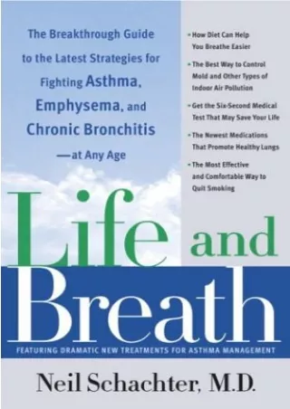 [PDF READ ONLINE] Life and Breath: The Breakthrough Guide to the Latest Strategies for Fighting