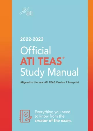 [READ DOWNLOAD] Official ATI TEAS Study Manual 2022-2023