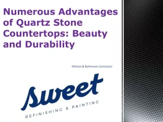 Numerous Advantages of Quartz Stone Countertops: Beauty and Durability