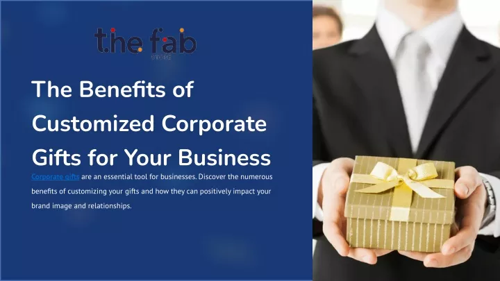 the benefits of customized corporate gifts