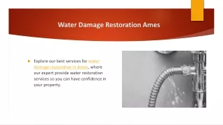 Water Damage Restoration Ames