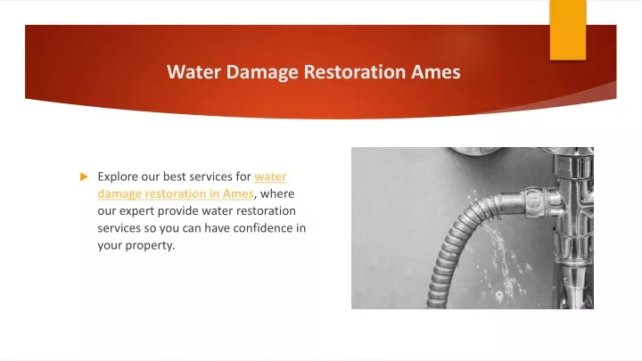 water damage restoration ames