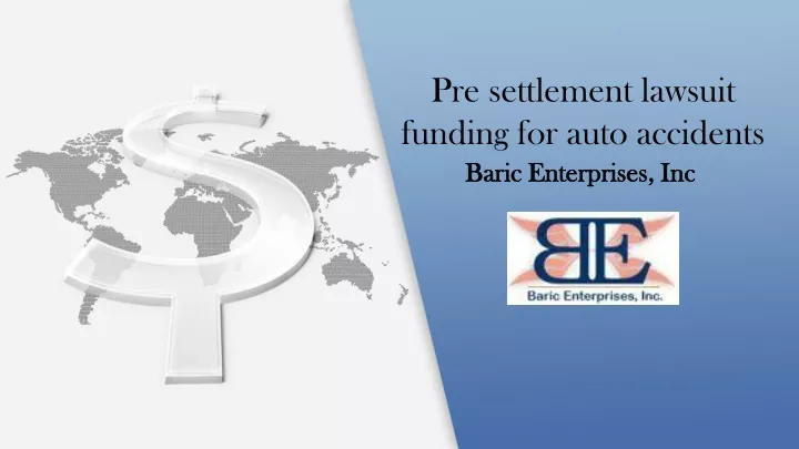 pre settlement lawsuit funding for auto accidents