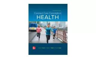 Download PDF Connect Core Concepts in Health BIG BOUND Edition for android
