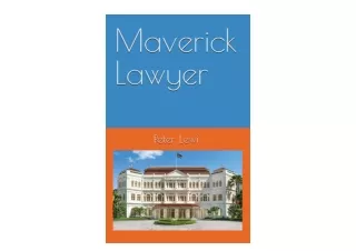 PDF read online Maverick Lawyer for android