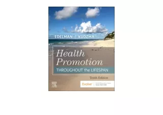 Kindle online PDF Health Promotion Throughout the Life Span E Book for android