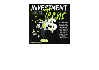 Ebook download Investment Guide for Teens The Comprehensive Guide to Money Manag