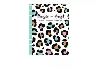 Kindle online PDF Bougie on a Budget Monthly Expense Organizer Budget Planner 85