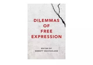 Download Dilemmas of Free Expression full