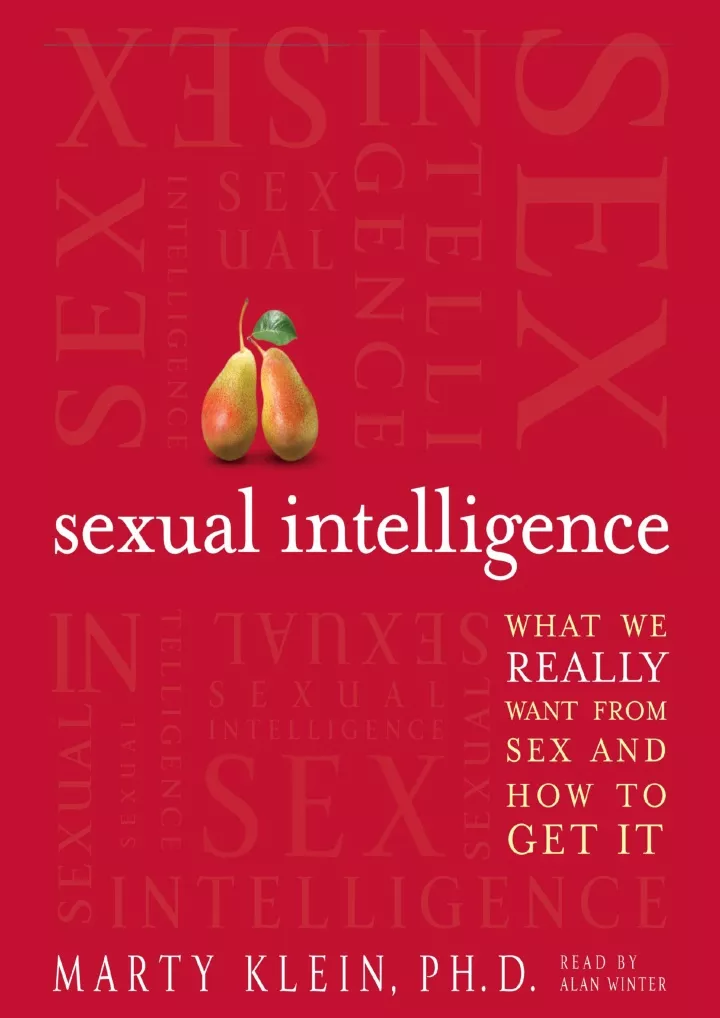 sexual intelligence what we really want from