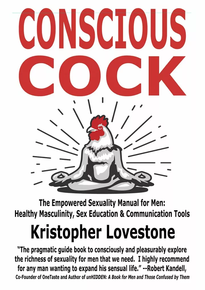 conscious cock the empowered sexuality manual