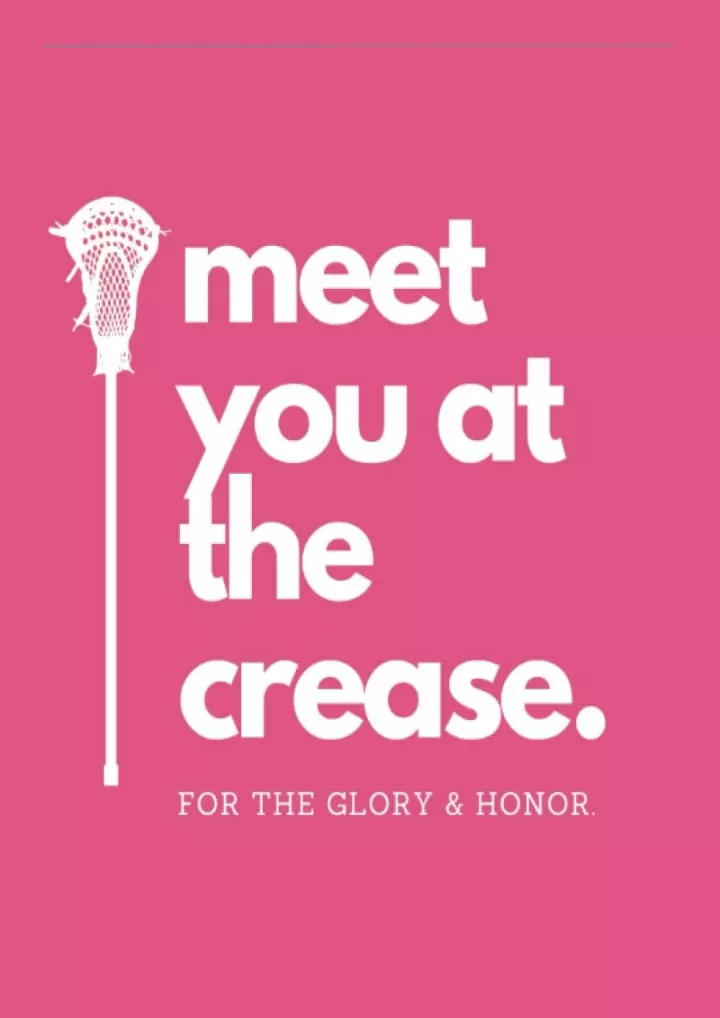 meet you at the crease for the glory honor