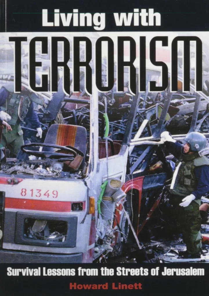 living with terrorism survival lessons from