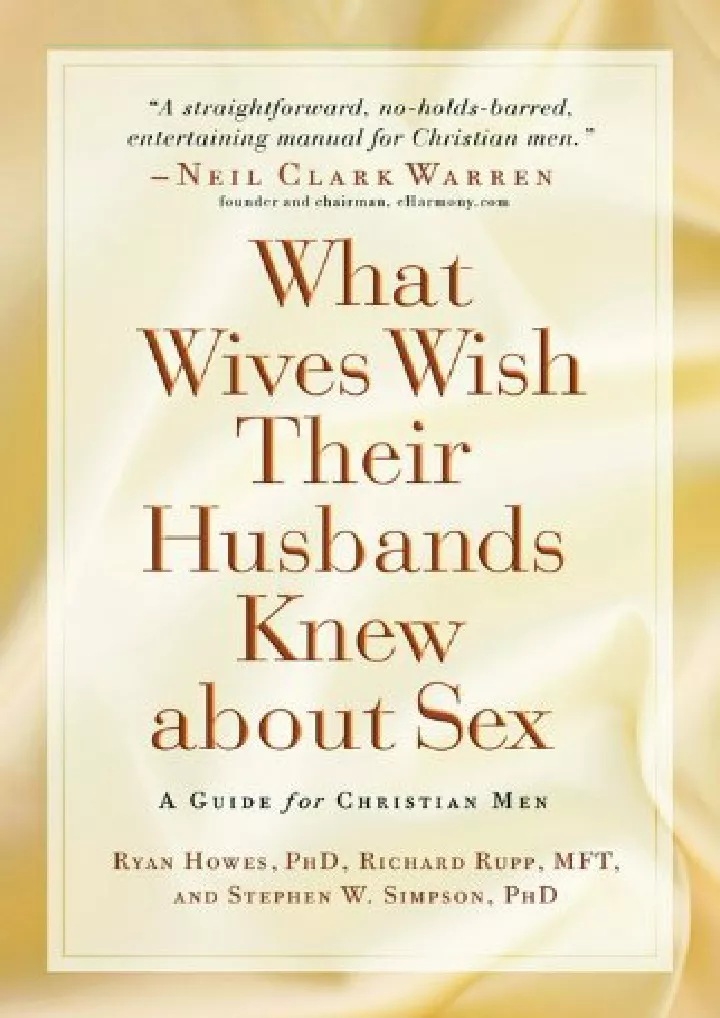 what wives wish their husbands knew about